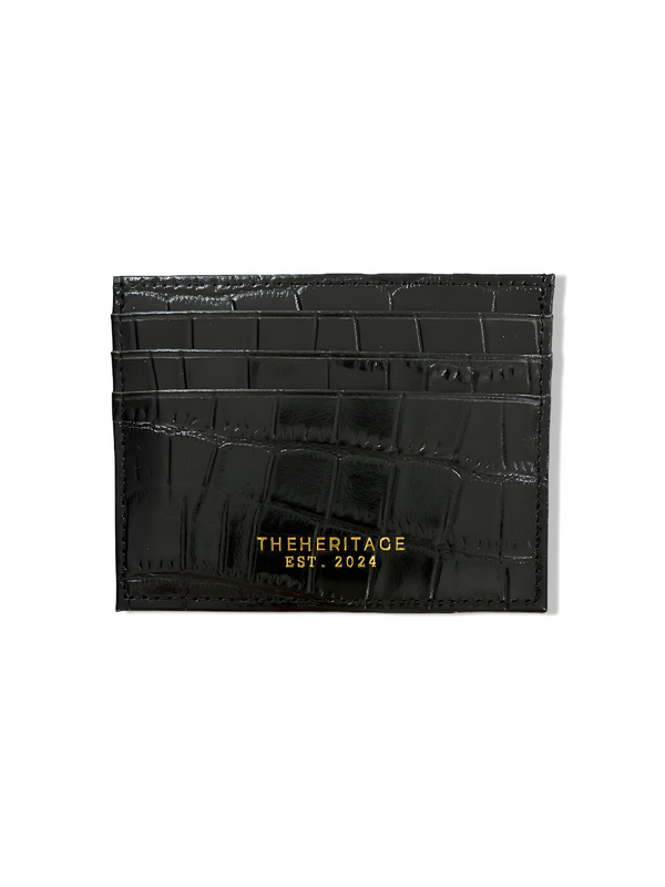 Crocodile leather wallet