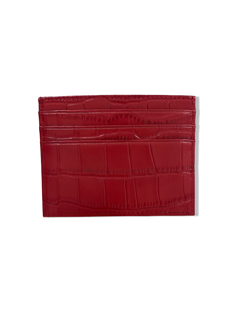 Crocodile leather wallet